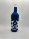 Christmas bottle cover, Christmas bottle decoration,Decor Bottle, Wine Accessories, Knitted bottle,Wine Decor Crochet Bottle Bottle Sweater