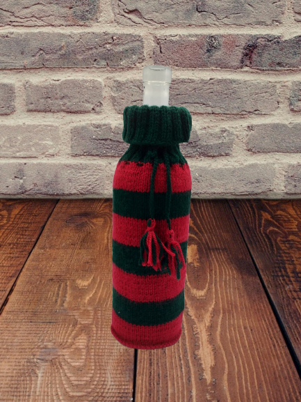 Christmas bottle cover, Christmas bottle decoration,Decor Bottle