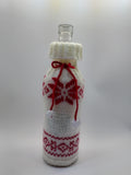 Christmas bottle cover, Christmas bottle decoration,Decor Bottle, Wine Accessories, Knitted bottle,Wine Decor Crochet Bottle Bottle Sweater