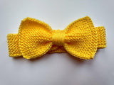 Bow collar for dachshund or small dog - dachshundknit