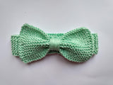 Bow collar for dachshund or small dog - dachshundknit