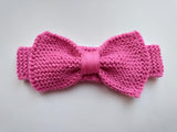 Bow collar for dog or cat - dachshundknit