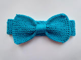 Bow collar for dog or cat - dachshundknit