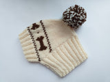 Clothing for dog hat with bones
