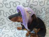 Purple Panama for dog, summer clothes dog headwear, dog hat