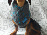 Handmade wool knitted dog scarf, bandana scarf dog, Knitted Warm Wool Pet Scarf, Dog Scarf Clothes, Christmas dog, Winter Dog Accessories