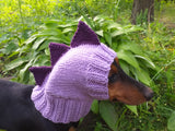 Dragon Dinosaur Dog Hat Hood Snood, hat for dog dinosaur, dino dog cloches
