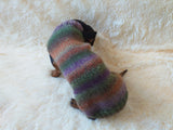 Warm coat for wiener dog, Miniature Dachshund Knitted Jumper, Dachshund clothes knitted sweater, wool sweater for dachshund or small dog dachshundknit