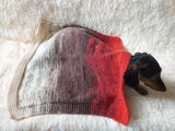 Handmade knitted wool blanket for dog, cat, dachshund, cozy warm pet wool blanket, knitted blanket for dogs or cats