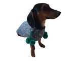 Wool aran sweater for mini dachshund or small dog, dachshund puppy sweater, terrier sweater, small dog sweater