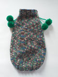 Wool aran sweater for mini dachshund or small dog, dachshund puppy sweater, terrier sweater, small dog sweater