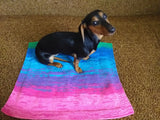 Handmade knitted wool blanket for dog, cat, dachshund, cozy warm pet wool blanket, knitted blanket for dogs or cats