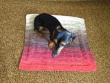 Handmade knitted wool blanket for dog, cat, dachshund, cozy warm pet wool blanket, knitted blanket for dogs or cats