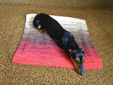 Handmade knitted wool blanket for dog, cat, dachshund, cozy warm pet wool blanket, knitted blanket for dogs or cats