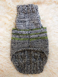 Size L Sweater for mini dachshund with arana,dachshund cloches wool sweater