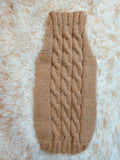 Dachshund clothes knitted sweater, knitted wool sweater for dachshund or small dog dachshundknit