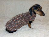 Wool dog jumper,dachshund cloches wool sweater dachshundknit