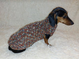 Wool dog jumper,dachshund cloches wool sweater dachshundknit