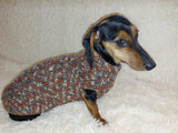Wool dog jumper,dachshund cloches wool sweater dachshundknit