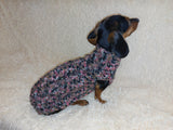 Winter Outfit for Dog Wool Warm Coat dachshundknit