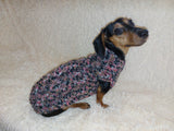 Winter Outfit for Dog Wool Warm Coat dachshundknit