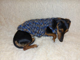 Winter Outfit for Dog Wool Warm Coat dachshundknit