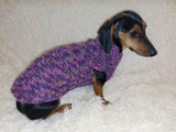 Winter Outfit for Dog Wool Warm Coat dachshundknit