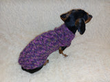 Winter Outfit for Dog Wool Warm Coat dachshundknit