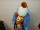 Pet paw beanies with matching owner's beanies, dachshund and me beanies, mum and pet beanie dachshundknit