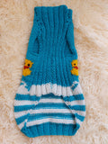 Clothes for dogs sweater with ducks, jumper with ducks for dachshund dachshundknit