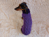 Warm knitted jumper for small dogs,dachshund clothes knitted sweater, knitted wool sweater for dachshund or small dog dachshundknit