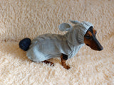 Alpaca Wool Rabbit Hooded Sweater for Pets,Easter Clothes Rabbit for Dogs dachshundknit