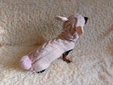 Alpaca Wool Rabbit Hooded Sweater for Pets,Easter Clothes Rabbit for Dogs dachshundknit