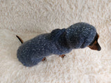 Warm wool sweatshirt for pets, hoodie for dogs dachshundknit