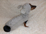 Sweatshirt for pet rabbit dachshundknit