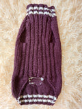 Dog clothes sweater with arana wool alpaca, jumper winter warm wool alpaca, wool winter clothes for dachshund dachshundknit