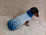 Jacquard Winter Pet Coat,Dog Sweater,Dachshund Cardigan dachshundknit