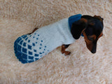 Jacquard Winter Pet Coat,Dog Sweater,Dachshund Cardigan dachshundknit