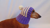 Winter knitted hat for small dog,hat for dogs, pet clothes, winter hat for dog, handmade hat, hat for dachshund, knitted hat, gift hat