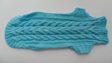Blue knitted sweater for small dog, clothes for dachshunds, sweater for dogs, clothes for dog dachshundknit