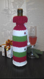 Christmas bottle cover, Christmas bottle decoration,Decor Bottle, Wine Accessories, Knitted bottle,Wine Decor Crochet Bottle Bottle Sweater - dachshundknit
