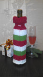 Christmas bottle cover, Christmas bottle decoration,Decor Bottle, Wine Accessories, Knitted bottle,Wine Decor Crochet Bottle Bottle Sweater - dachshundknit