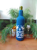 Christmas bottle cover, Christmas bottle decoration,Decor Bottle, Wine Accessories, Knitted bottle,Wine Decor Crochet Bottle Bottle Sweater - dachshundknit