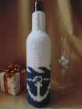 Decor Bottle, Wine Accessories, Knitted bottle,Wine Decor, Crochet Bottle, Bottle Sweater, Bottle Cozy, Gift Wine Bottle, Wine Case - dachshundknit