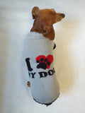 I love my dog dachshund sweater dachshundknit