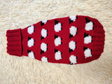 Dachshund sweater Sheep dog outfit apparel warm festive custom knit pet clothes costume dachshund