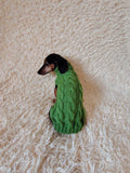 Dachshund Cable Knit Sweater, Dog Turtleneck, Knitted Puppy Clothes, Winter Dog Coat, Handmade Dog Apparel, Long Dog Breed Sweater