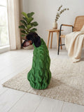 Dachshund Cable Knit Sweater, Dog Turtleneck, Knitted Puppy Clothes, Winter Dog Coat, Handmade Dog Apparel, Long Dog Breed Sweater