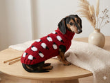 Dachshund sweater Sheep dog outfit apparel warm festive custom knit pet clothes costume dachshund