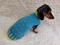 Warm winter sweater for small dogs, dog clothes, sweater for small dogs, clothes knitted sweater, knitted wool sweater for small dog dachshundknit